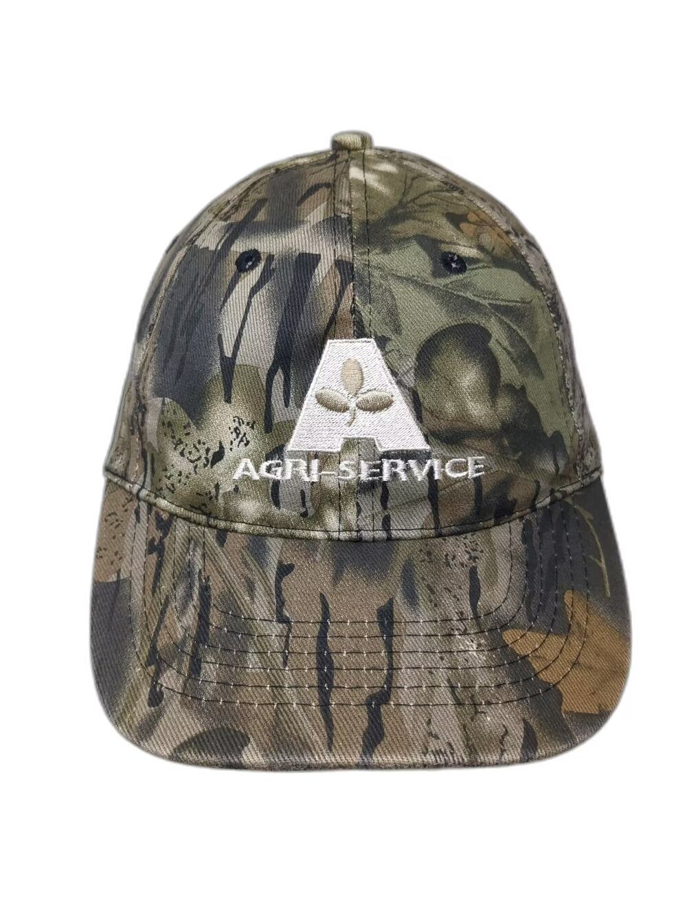 T&Y Agri-Service Camo Green Baseball Cap One Size Adjustable Strapback Hat